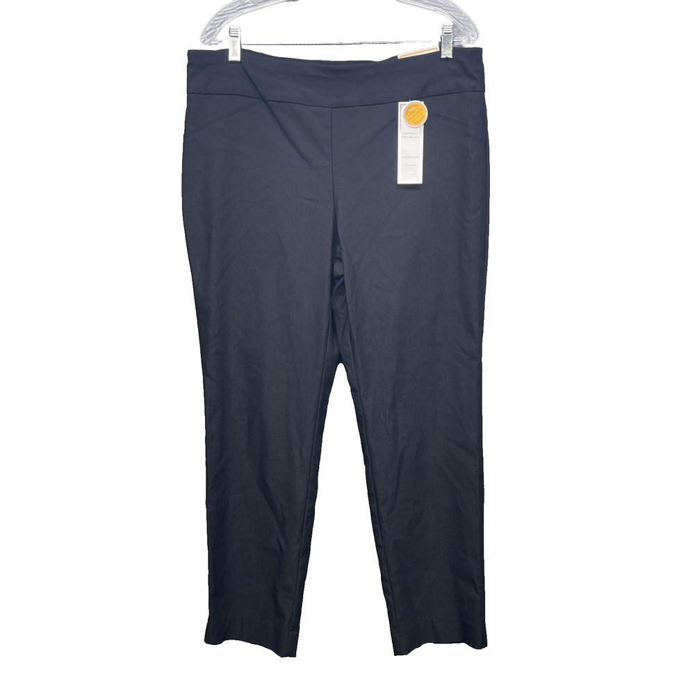 charter club dress pants | & Jumpsuits | Nwt Charter Club Cambridge Slim Petite Pullon Pants Black W 6p Classic Ladies trousers